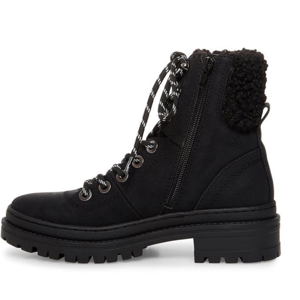 Steve Madden Keystone Boot faux fur lace up ✅ - Picture 5 of 10